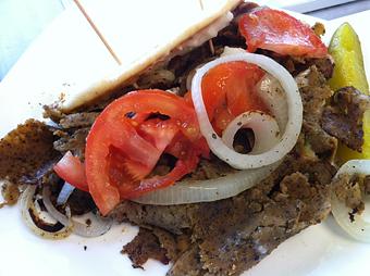 Product: Vegan Greek Pita - Tiger Lily in Chesterton, IN Coffee, Espresso & Tea House Restaurants