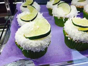 Product: Coconut Lime Cupcake - Tiger Lily in Chesterton, IN Coffee, Espresso & Tea House Restaurants