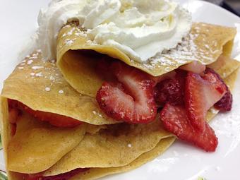 Product: Fresh Berry Crepe - Tiger Lily in Chesterton, IN Coffee, Espresso & Tea House Restaurants