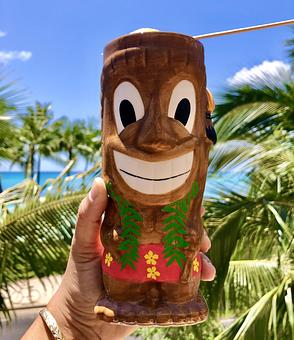 Product: The Tiki Tea in a free Kipa Mug! - Tikis Grill & Bar in Waikiki - Honolulu, HI Bars & Grills