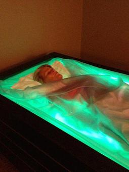 Product: A 30-minute sessions is equal to getting an 8-hour nights sleep - Timeless Spa and Salt Cave in Napervilla - Naperville, IL Condiments