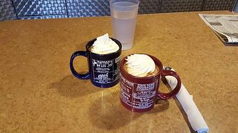 Product: hot chocolate and cappuccino - Tommy's Restaurant in Grand Island, NE Sandwich Shop Restaurants