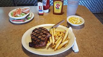 Product: large sirloin steak dinner - Tommy's Restaurant in Grand Island, NE Sandwich Shop Restaurants