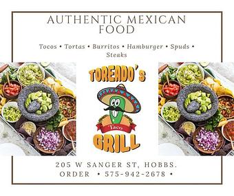 Product - Toreado's Taco Grill in Hobbs, NM Mexican Restaurants
