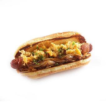 Product: Cheddar Bacon Dog - Tower Dogs in Lawrenceville, NJ Sandwich Shop Restaurants