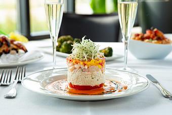 Product: CRAB & SHRIMP NAPOLEON - Truluck's Ocean's Finest Seafood and Crab in Gold Coast - Chicago, IL Seafood Restaurants