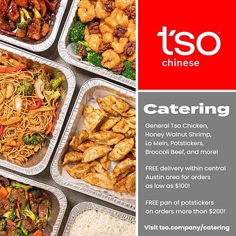 Product - Tso Chinese Delivery in Travis Heights - Austin, TX Chinese Restaurants