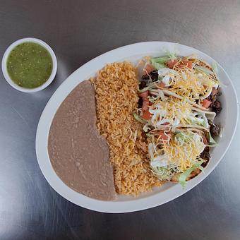 Product: Soft Taco Plate - Tucan Tacos in Grand Island, NE Mexican Restaurants