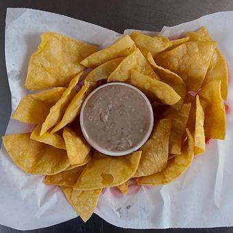 Product: Bean Dip & Chips - Tucan Tacos in Grand Island, NE Mexican Restaurants