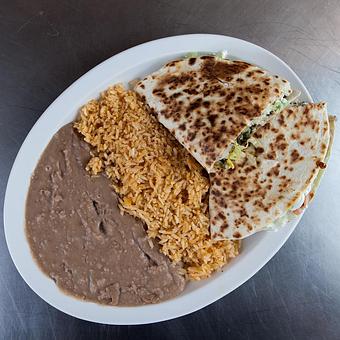 Product: Quesadilla Supreme Plate - Tucan Tacos in Grand Island, NE Mexican Restaurants