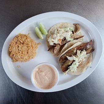 Product: Fish Taco Plate - Tucan Tacos in Grand Island, NE Mexican Restaurants