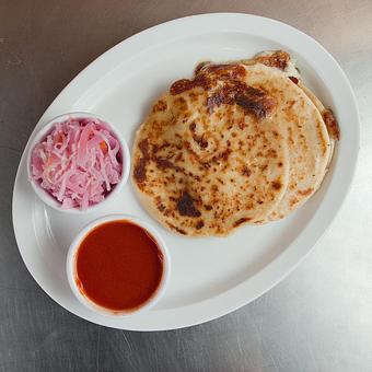 Product: Pupusas Plate - Tucan Tacos in Grand Island, NE Mexican Restaurants