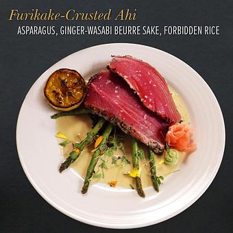 Product: Sea - Furikake-Crusted Ahi - Upstairs at Pier 38 in Honolulu, HI Seafood Restaurants