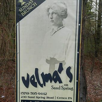 Product - Velma's on Sand Spring in Cresco, PA American Restaurants
