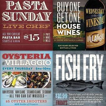 Product - Villaggio in Ellicottville, NY Bars & Grills