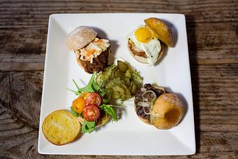 Product: 4 different sliders - Vino Venue in Dunwoody - Atlanta, GA American Restaurants
