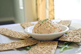 Product: Served with Sesame Seed Crackers - Virginia's On King in Historic Downtown Charleston - Charleston, SC American Restaurants