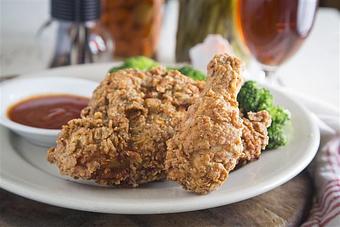 Product: Southern Fried Chicken - Virginia's On King in Historic Downtown Charleston - Charleston, SC American Restaurants