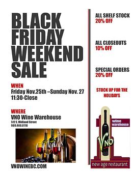 Product - VNO Wine Warehouse & New Age Restaurant in Bay City, MI American Restaurants