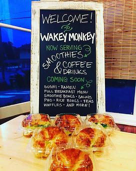 Product - Wakey Monkey Coffee & Cafe in Saluda, NC Coffee, Espresso & Tea House Restaurants