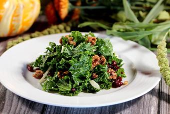 Product: shaved fennel, dried cranberries, maple-candied walnuts, sesame-miso vinaigrette (GF) - Washington Prime in South Norwalk, CT American Restaurants