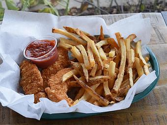 Product: Chicken Tenders with French Fries - West Allis Cheese & Sausage Shoppe in West Allis, WI Coffee, Espresso & Tea House Restaurants