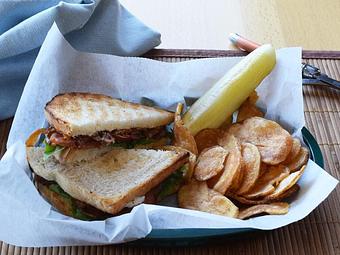 Product: Nueske's BLT - bacon, lettuce, tomato, mayo on your choice of bread - West Allis Cheese & Sausage Shoppe in Milwaukee, WI Meat Products