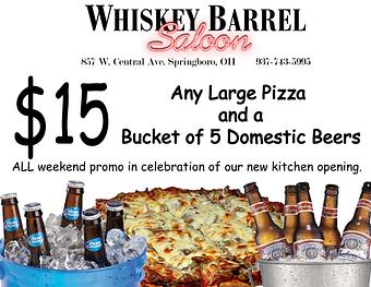 Product - Whiskey Barrel Saloon in Springboro, OH Bars & Grills