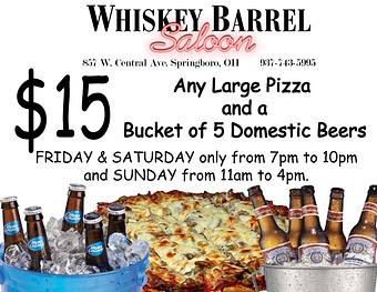 Product - Whiskey Barrel Saloon in Springboro, OH Bars & Grills