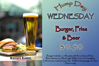 Product - Whiskey Barrel Saloon in Springboro, OH Bars & Grills