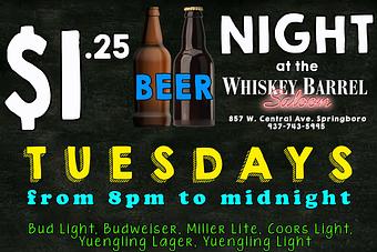 Product - Whiskey Barrel Saloon in Springboro, OH Bars & Grills