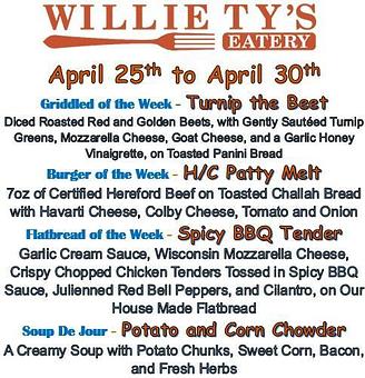 Product - Willie Ty's Eatery in Sun Prairie, WI American Restaurants