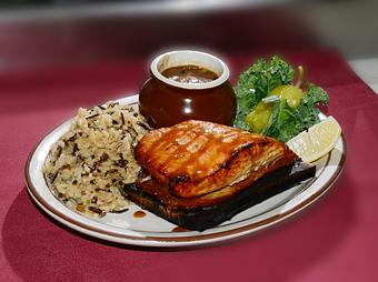 Product: Cedar Plank Salmon - Winchesters Grill and Saloon in Downtown - Ventura, CA Steak House Restaurants