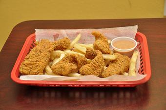 Product: CATFISH BASKET - Wings Of Glory in Baton Rouge, LA Barbecue Restaurants