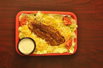 Product: GRILLED FISH SALAD - Wings Of Glory in Baton Rouge, LA Barbecue Restaurants