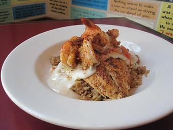 Product: Redfish Bienville - Wintzell's Oyster House in West Mobile - Mobile, AL Seafood Restaurants