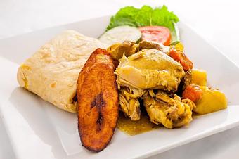 Product: Curry Chicken Roti - Yardy Real Jamaican Food in Atlantic City, NJ Caribbean Restaurants
