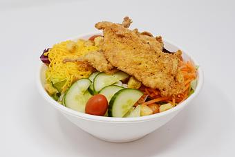 Product: Garden Salad with Hand Breaded Tender - Yoop Coop in Marquette, MI American Restaurants