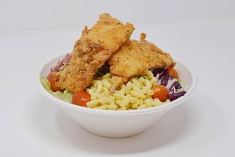 Product: Italian Salad with Hand Breaded Tender - Yoop Coop in Marquette, MI American Restaurants