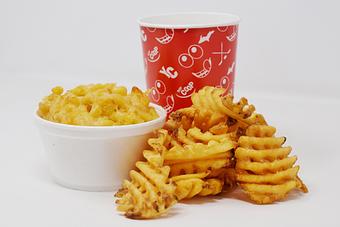 Product: Mac-N-Cheese & Fries Kids meal - Yoop Coop in Marquette, MI American Restaurants