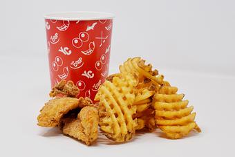 Product: 2 Tenders & Waffle Fries Kids meal - Yoop Coop in Marquette, MI American Restaurants