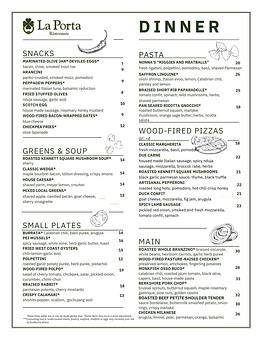 Product - LA Porta Ristorante in Media, PA Italian Restaurants