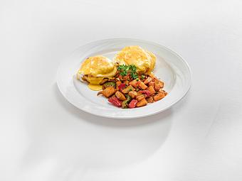 Product: Eggs Benedict - M.a.c. 24/7 in Waikiki - Honolulu, HI American Restaurants