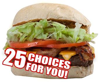 Product - 25 Burgers in Bound Brook, NJ Hamburger Restaurants