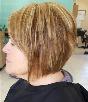 Product: Marilyn--Finished results! Smooth,shiney, soft frizz free hair. - A Cut Above Salon in Avon, OH Beauty Salons