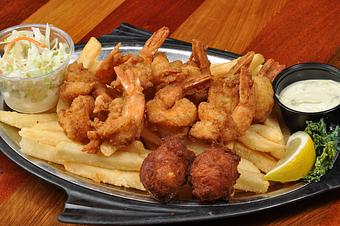 Product: Fried Shrimp Dinner - AJs Seafood & Oyster Bar in West Destin - Destin, FL Seafood Restaurants