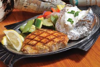 Product: Grilled Yellowfin Tuna Dinner - AJs Seafood & Oyster Bar in West Destin - Destin, FL Seafood Restaurants
