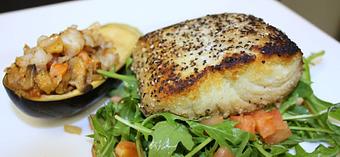 Product: Pan Seared Barracuda - Albany Bistro in Located in the Historic Albany District of Decatur - Decatur, AL American Restaurants