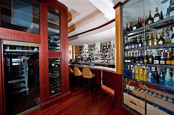 Product: View of wine cellar and bar - Alize in Las Vegas, NV American Restaurants