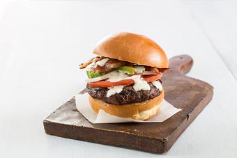 Product: Hand Made Beef Burger "North Wildwood" Style - Alumni Grill in Downtown Wildwood - Wildwood, NJ American Restaurants